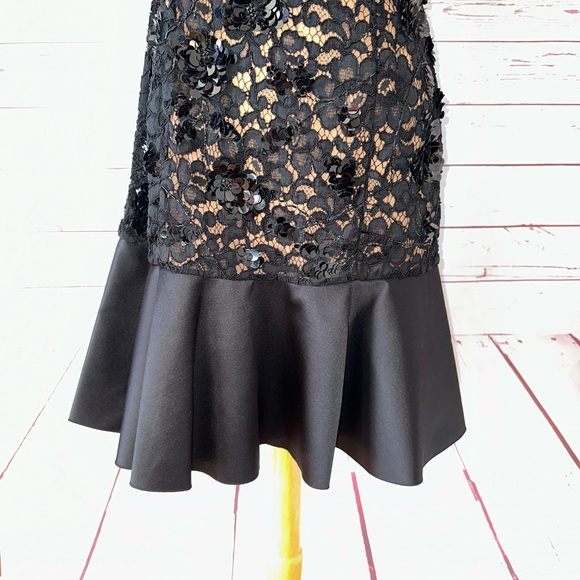 NWT MICHAEL KORS COLLECTION Beaded one shoulder party dress black AUTHENTIC NEW - Picture 3 of 16